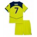 Tottenham Hotspur Xavi Simons #7 Tredjedraktsett Barn 2025-26 Korte ermer (+ Korte bukser)